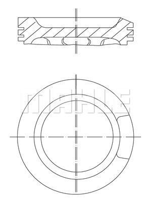 Tłok MAHLE 033 04 01