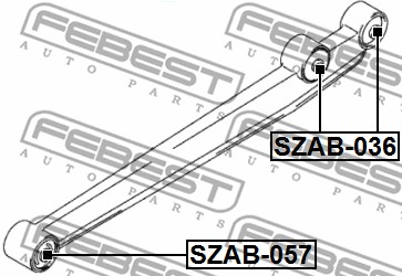 Tuleja wahacza FEBEST SZAB-057
