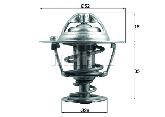 Termostat MAHLE TX 184 78D