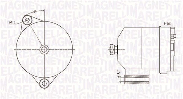Alternator MAGNETI MARELLI 063731586010