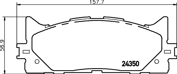 Klocki hamulcowe HELLA 8DB 355 012-401