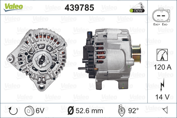 Alternator VALEO 439785