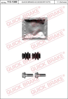 Zestaw naprawczy zacisk hamulcowy QUICK BRAKE 113-1380