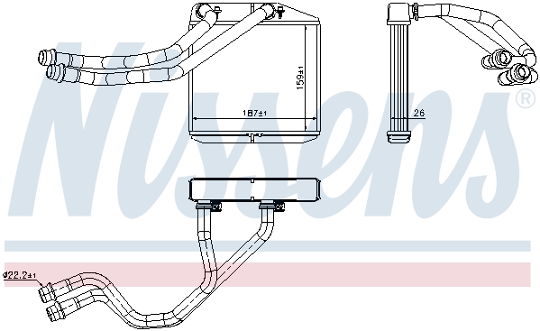 Nagrzewnica NISSENS 71455