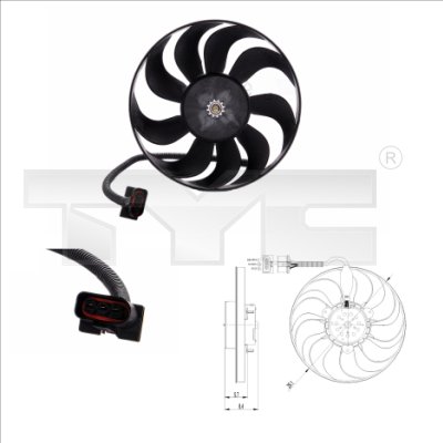 Wentylator TYC 837-0001
