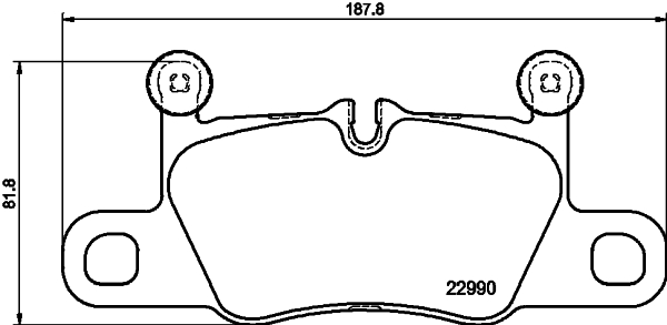 Klocki hamulcowe HELLA 8DB 355 039-821