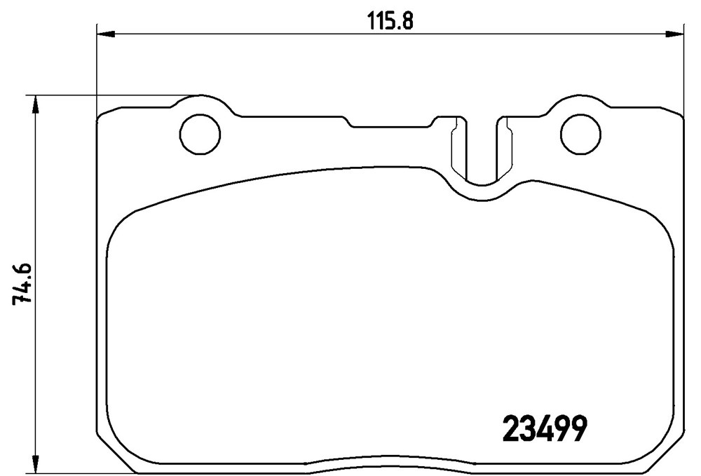 Klocki hamulcowe BREMBO P 83 039