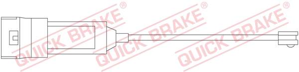 Czujnik zużycia klocków QUICK BRAKE WS 0156 A