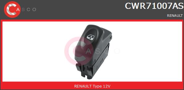 Przełącznik podnośnika szyby CASCO CWR71007AS