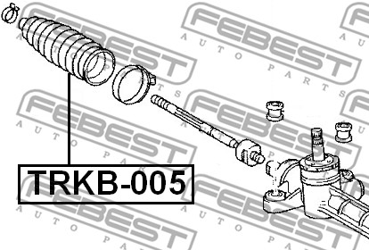 Osłona drążka kierowniczego FEBEST TRKB-005