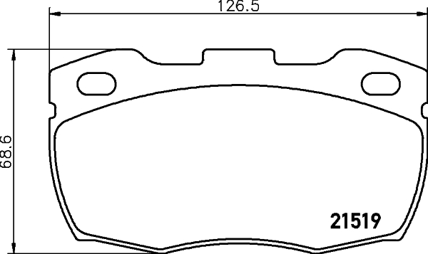Klocki hamulcowe HELLA 8DB 355 005-861