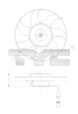 Wentylator TYC 837-0025