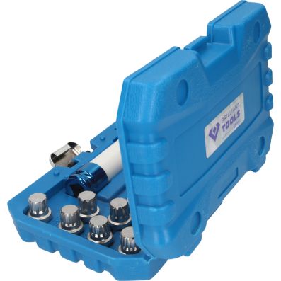 Zestaw narzędzi do wypinania, zabezpieczenia śrub kół KS TOOLS BT691230