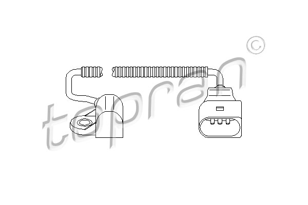 Czujnik położenia wałka rozrządu TOPRAN 111 392