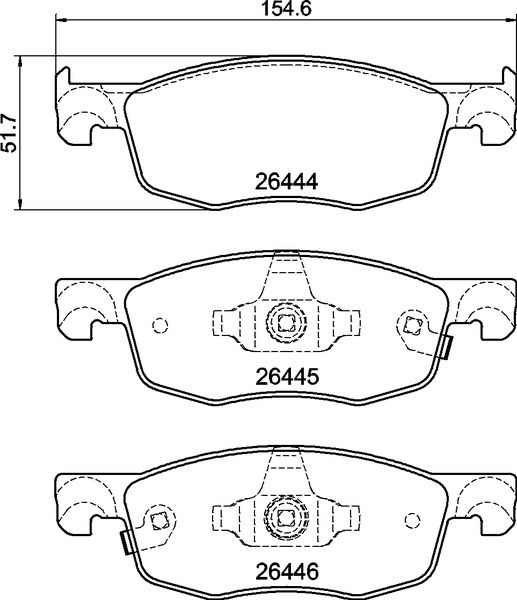 Klocki hamulcowe BREMBO P 83 185