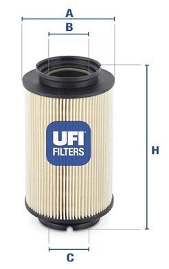 Filtr paliwa UFI 26.014.00