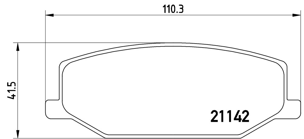 Klocki hamulcowe BREMBO P 79 001