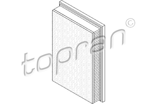 Filtr powietrza TOPRAN 206 879