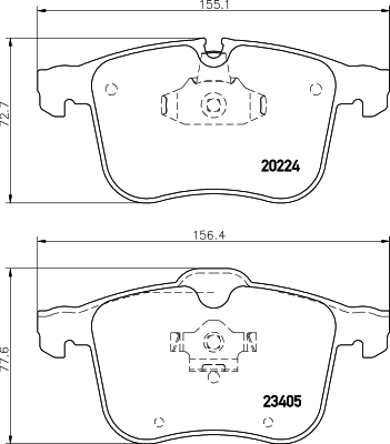 Klocki hamulcowe HELLA 8DB 355 006-561