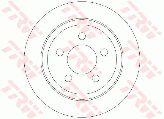 Tarcza hamulcowa TRW DF6386