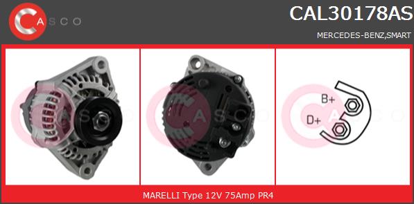 Alternator CASCO CAL30178AS