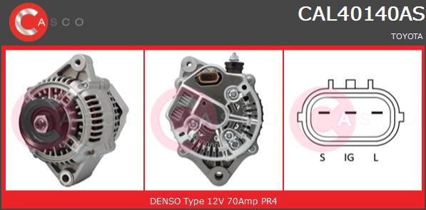 Alternator CASCO CAL40140AS