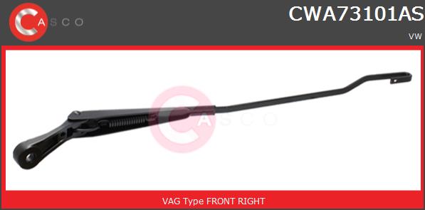 Ramię wycieraczki CASCO CWA73101AS