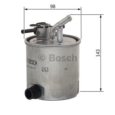 Filtr paliwa BOSCH F 026 402 849
