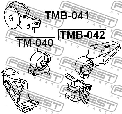 Poduszka silnika FEBEST TMB-041