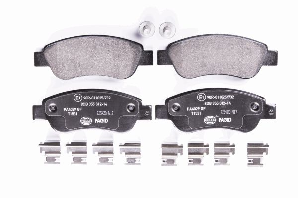 Klocki hamulcowe HELLA 8DB 355 012-141