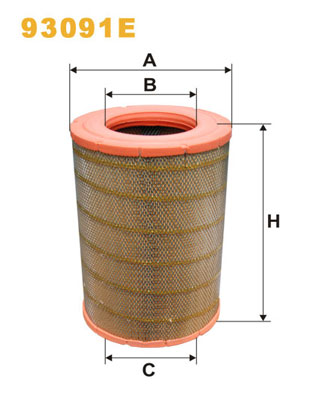 Filtr powietrza WIX FILTERS 93091E