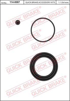 Zestaw naprawczy zacisku hamulcowego QUICK BRAKE 114-0087