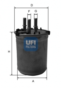 Filtr paliwa UFI 24.033.00