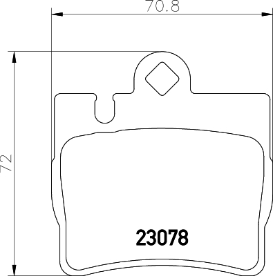 Klocki hamulcowe HELLA 8DB 355 008-711