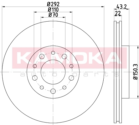 Tarcza hamulcowa KAMOKA 103229