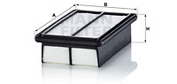 Filtr powietrza MANN-FILTER C 25 050