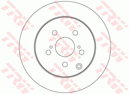Tarcza hamulcowa TRW DF6319