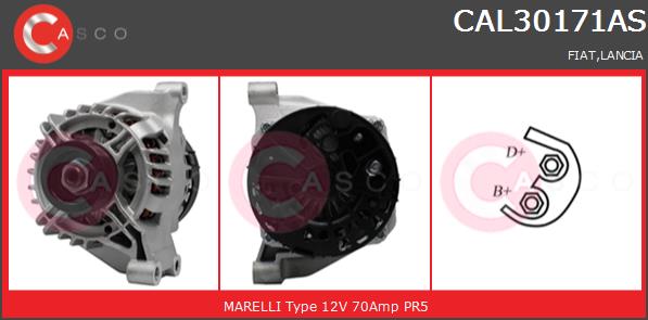 Alternator CASCO CAL30171AS