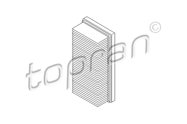 Filtr powietrza TOPRAN 101 037