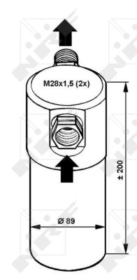 Osuszacz klimatyzacji NRF 33081