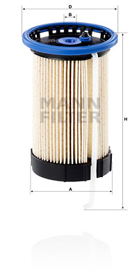Filtr paliwa MANN-FILTER PU 7015