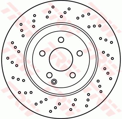 Tarcza hamulcowa TRW DF6077S