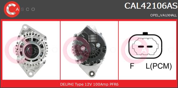 Alternator CASCO CAL42106AS