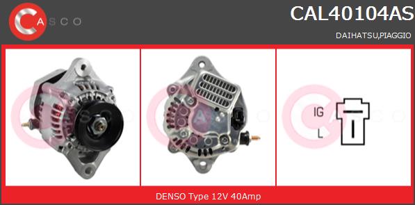 Alternator CASCO CAL40104AS