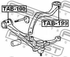 Tuleja wahacza FEBEST TAB-199
