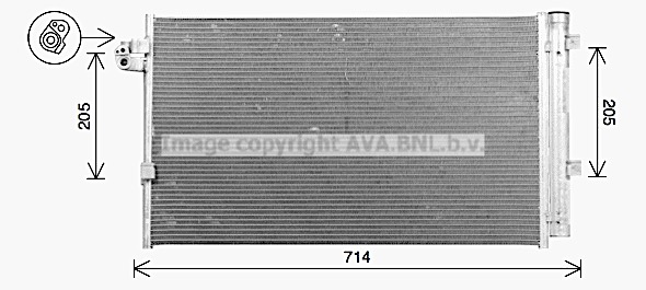 Skraplacz klimatyzacji AVA QUALITY COOLING BW5609D