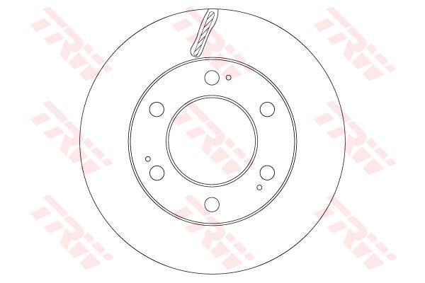 Tarcza hamulcowa TRW DF6882