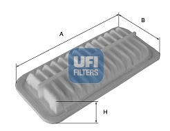 Filtr powietrza UFI 30.550.00