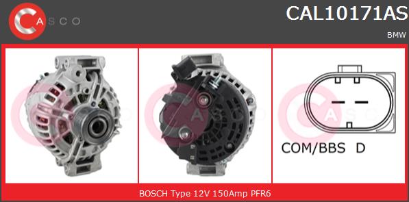 Alternator CASCO CAL10171AS