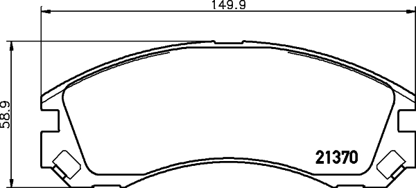 Klocki hamulcowe HELLA 8DB 355 011-751